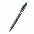 Bolígrafo retráctil tinta negra 0.7mm verde