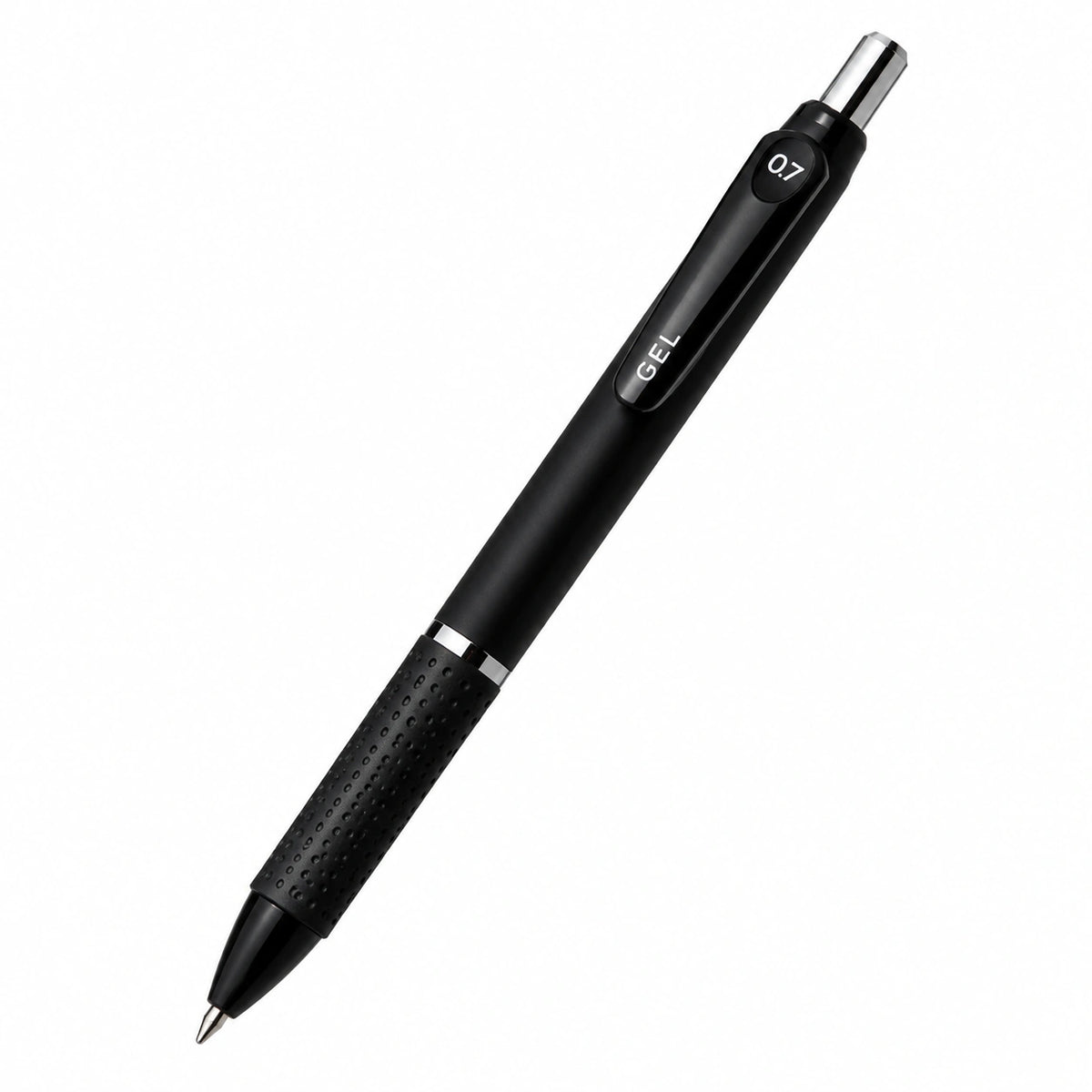 Bolígrafo de Gel Retráctil Negro 0.7mm