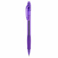 Bolígrafo Retráctil Violeta con Tinta Gel, Punta Fina 0.7mm