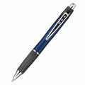 Bolígrafo retráctil ergonómico azul y negro