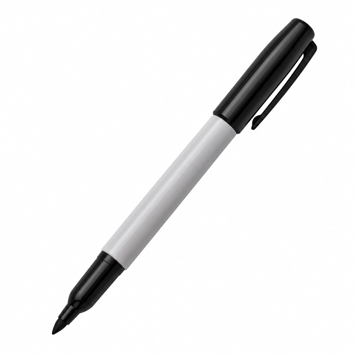 Rotulador Permanente Negro de Punta Fina