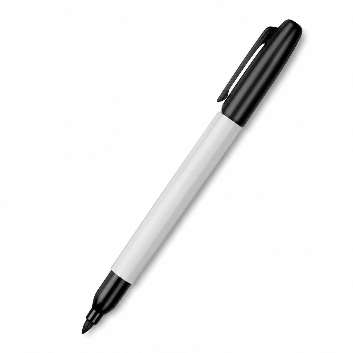 Rotulador Permanente Negro con Punta Redonda 1.0mm