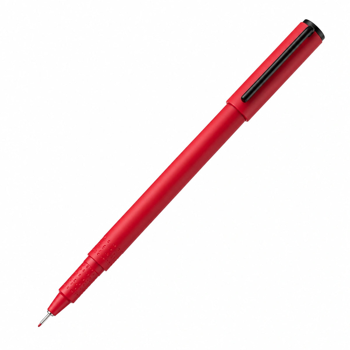 Bolígrafo de Gel Rojo Punta Fina 0.5mm de Secado Rápido