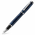 Pluma Estilográfica Azul Oscuro con Punta de Acero