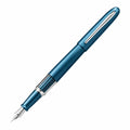 Pluma Estilográfica Azul Metálico con Punta de 0.5 mm