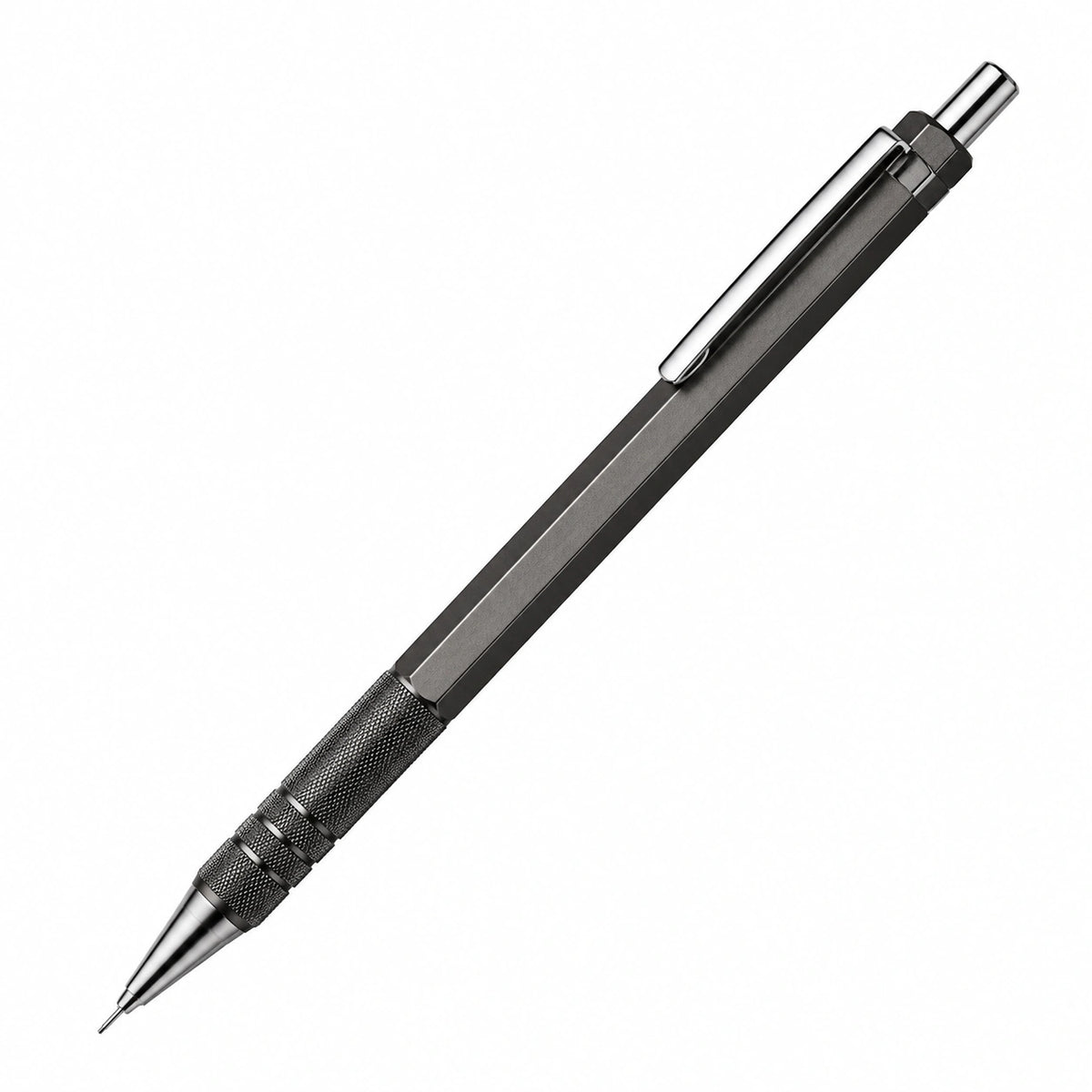 Portaminas Metálico Negro 0.5mm