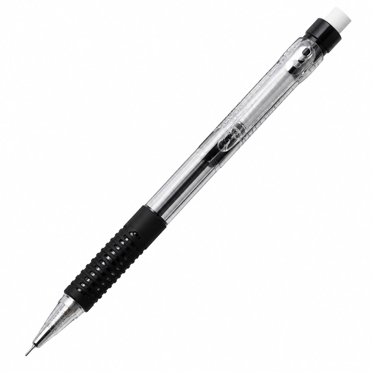 Portaminas Automático 0.5 mm Negro y Transparente