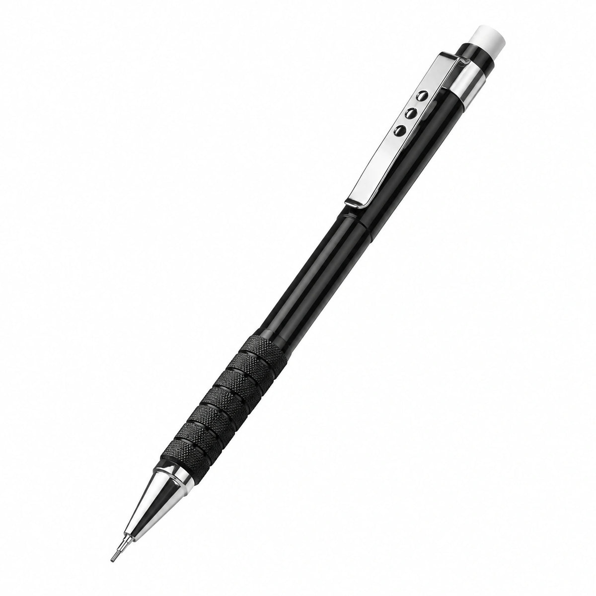 Portaminas Negro 0.5mm con Agarre Antideslizante