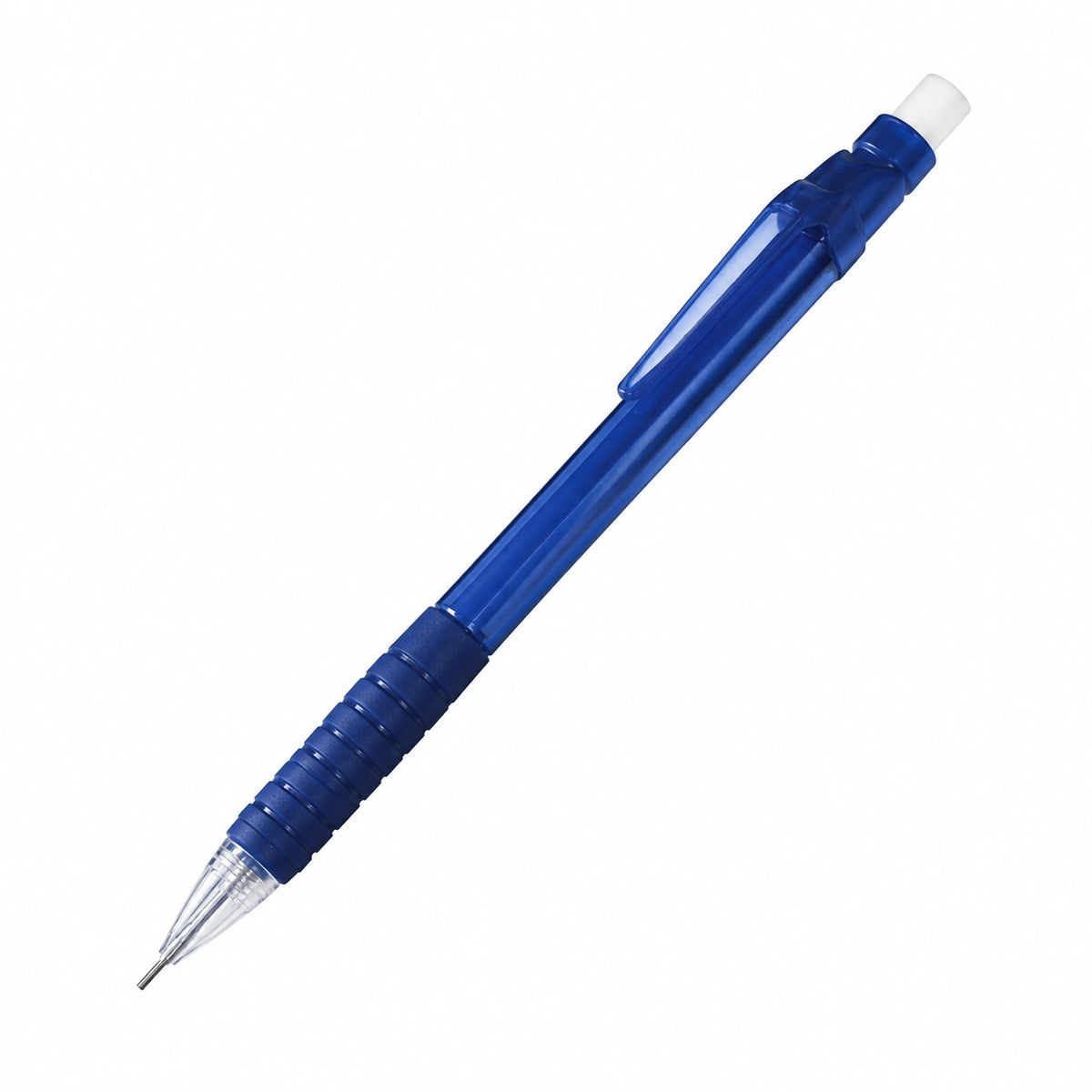 Portaminas Automático Azul 0.7mm con Borrador