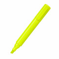 Marcador Fluorescente Amarillo de Punta Biselada