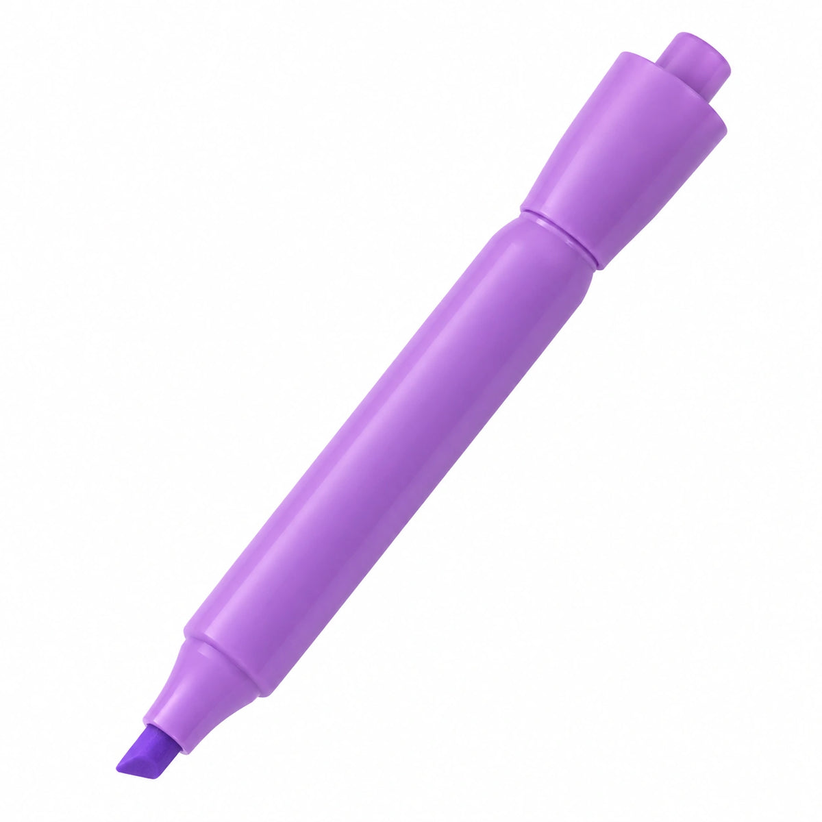 Marcador Violeta de Punta Ancha Fluorescente